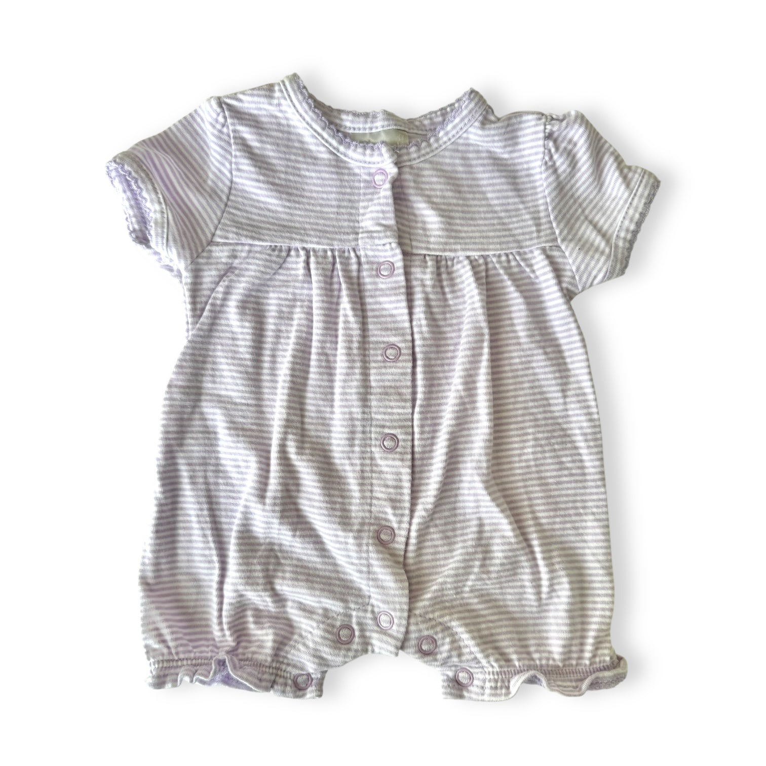 Purple Striped Romper - Newborn - Ricochet