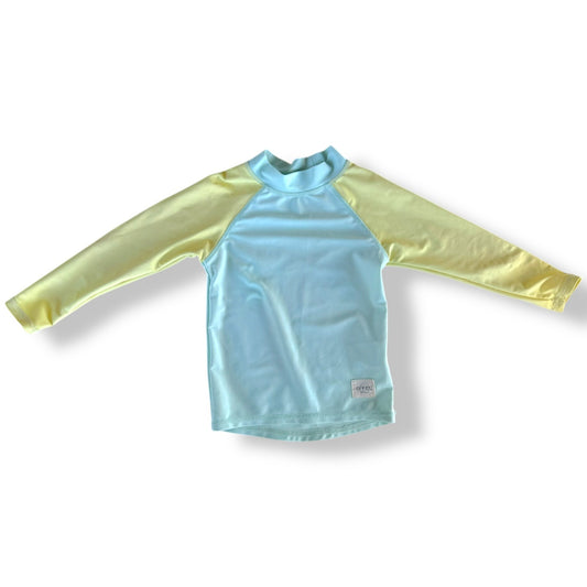 Blue / Yellow Swim top - Size 2