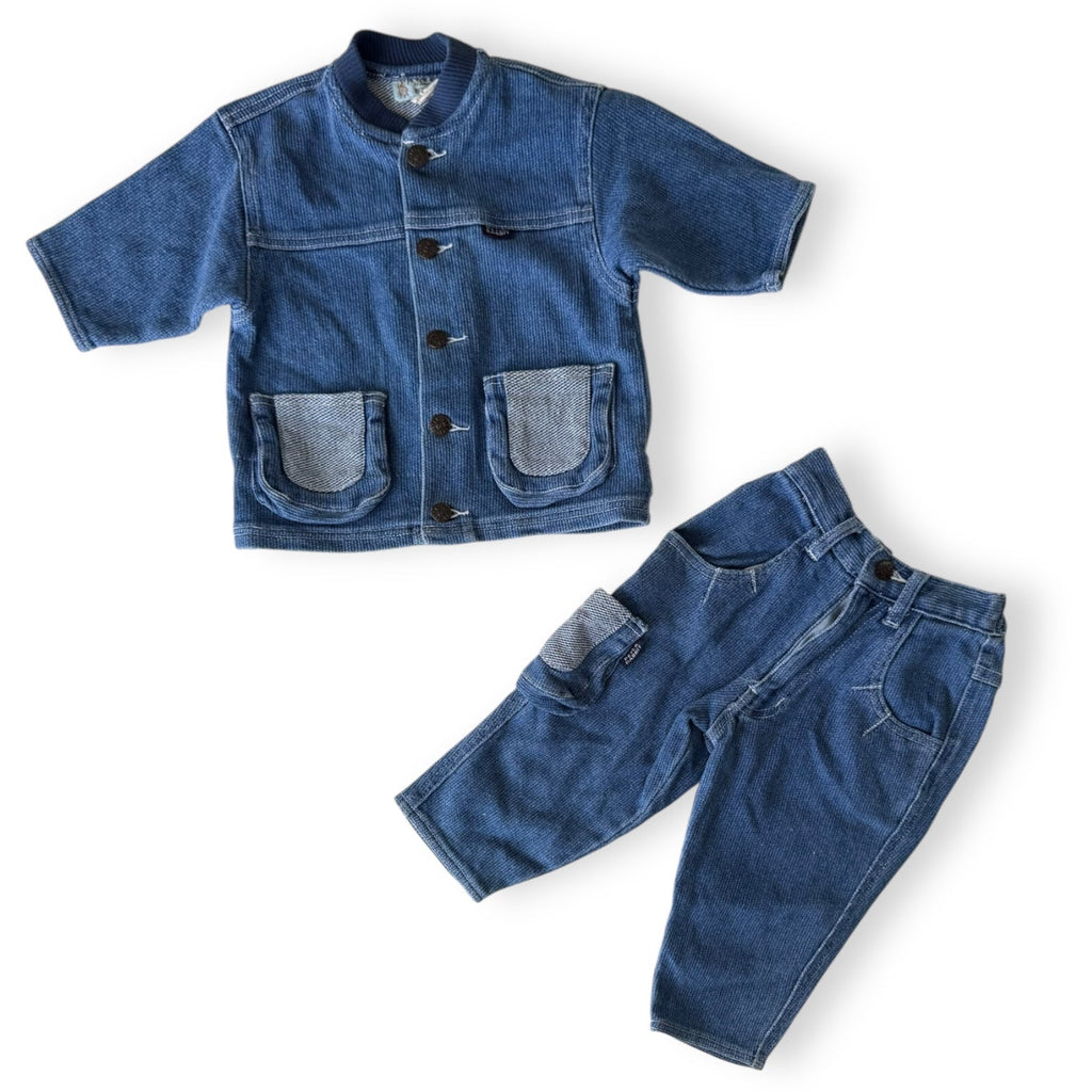 Vintage Peter Rabbit Denim Set - 6m - 1 yr - Peter Rabbit