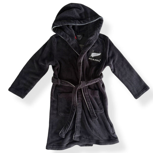 All Blacks Dressing Gown - Size 7-10