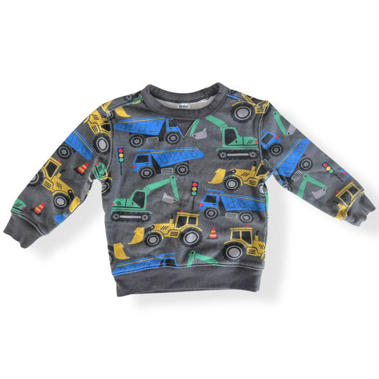 Construction Trucks Sweatshirt - Size 3